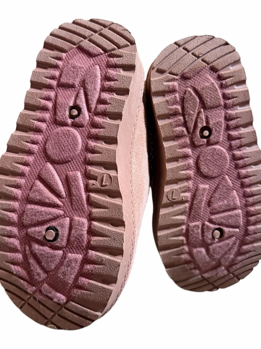 Kids Pink Suede Slip-On Shoes with Soft Lining